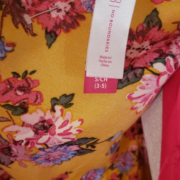 Gold Kimomo with Flower Pattern sz. S-M *NWoT* - Picture 6 of 7